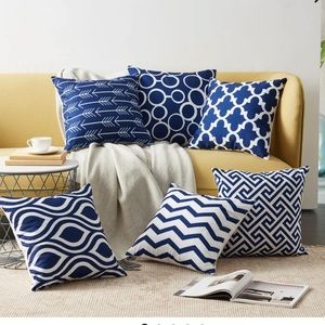 Outdoor Pillow Cover Set of 6, 20" x 20"